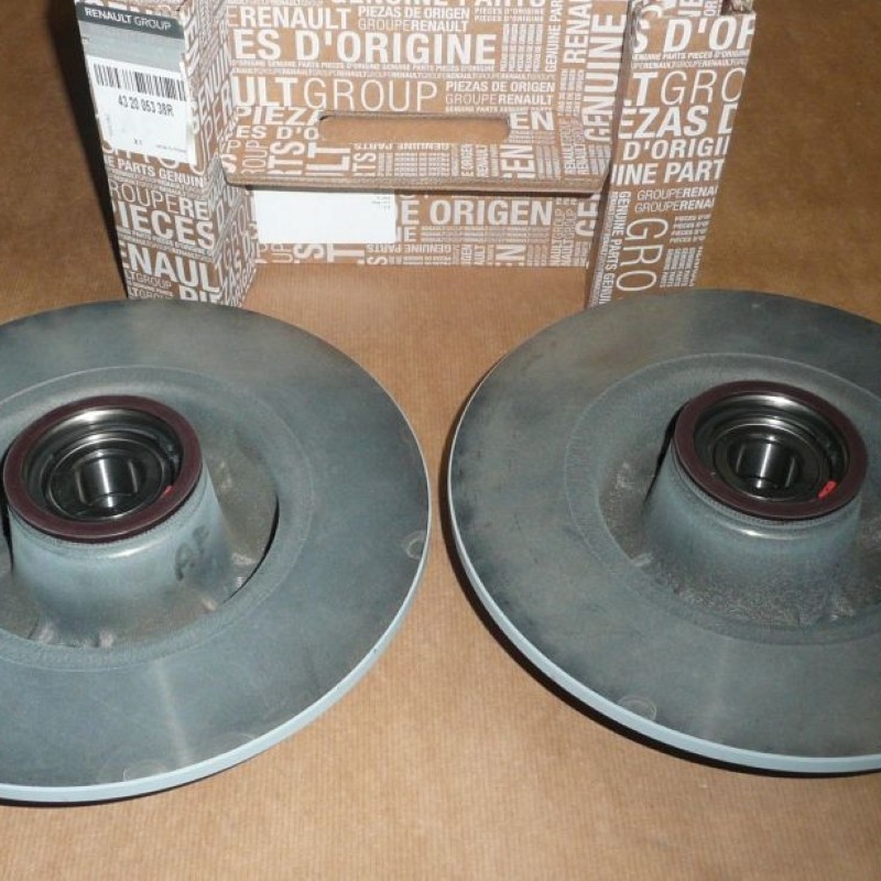 Megane 2-II Clio 3-III Modus Arka Fren Diski Rulmanlı (Adet) 7701207823-432005338R