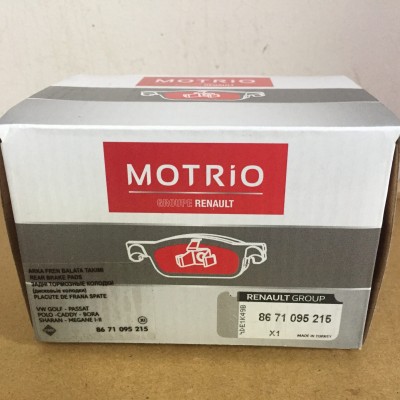 MOTRIO ARKA FREN BALATASI DİSK CLIO 3 8671095215