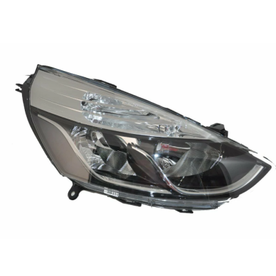 Clio 4-IV Sağ Far Lambası Komple (Alt Siyah+Nikelaj Çizgi) (2013-2015) 260106624R