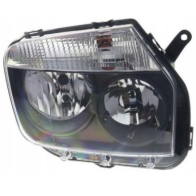Duster 1-I Sağ Far Lambası Siyah (2009-2012) 260103738R-260609877R -Renault Mais
