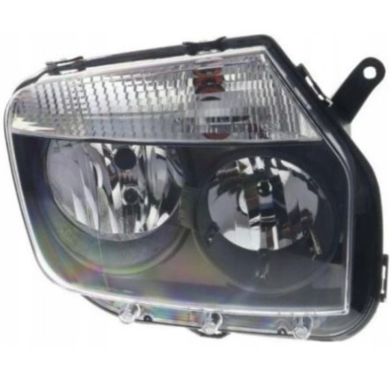 Duster 1-I Sağ Far Lambası Siyah (2009-2012) 260103738R-260609877R -Renault Mais