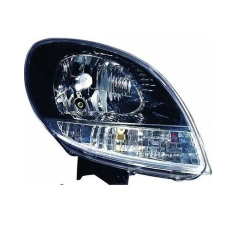 Kango 2-II Sağ Ön Far Lambası Siyah (2003-2008) 7701062427-260104911R -Renault Mais